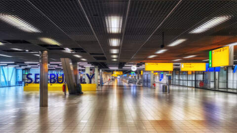 Airport Schiphol van binnen