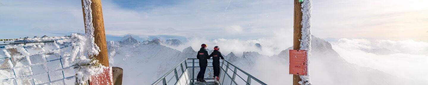 Sunweb, Les Deux Alps, uitkijkpunt