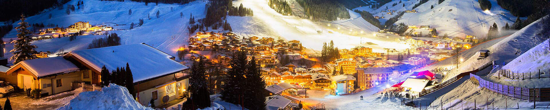 Warm verlichtte appartementen in Hinterglemm