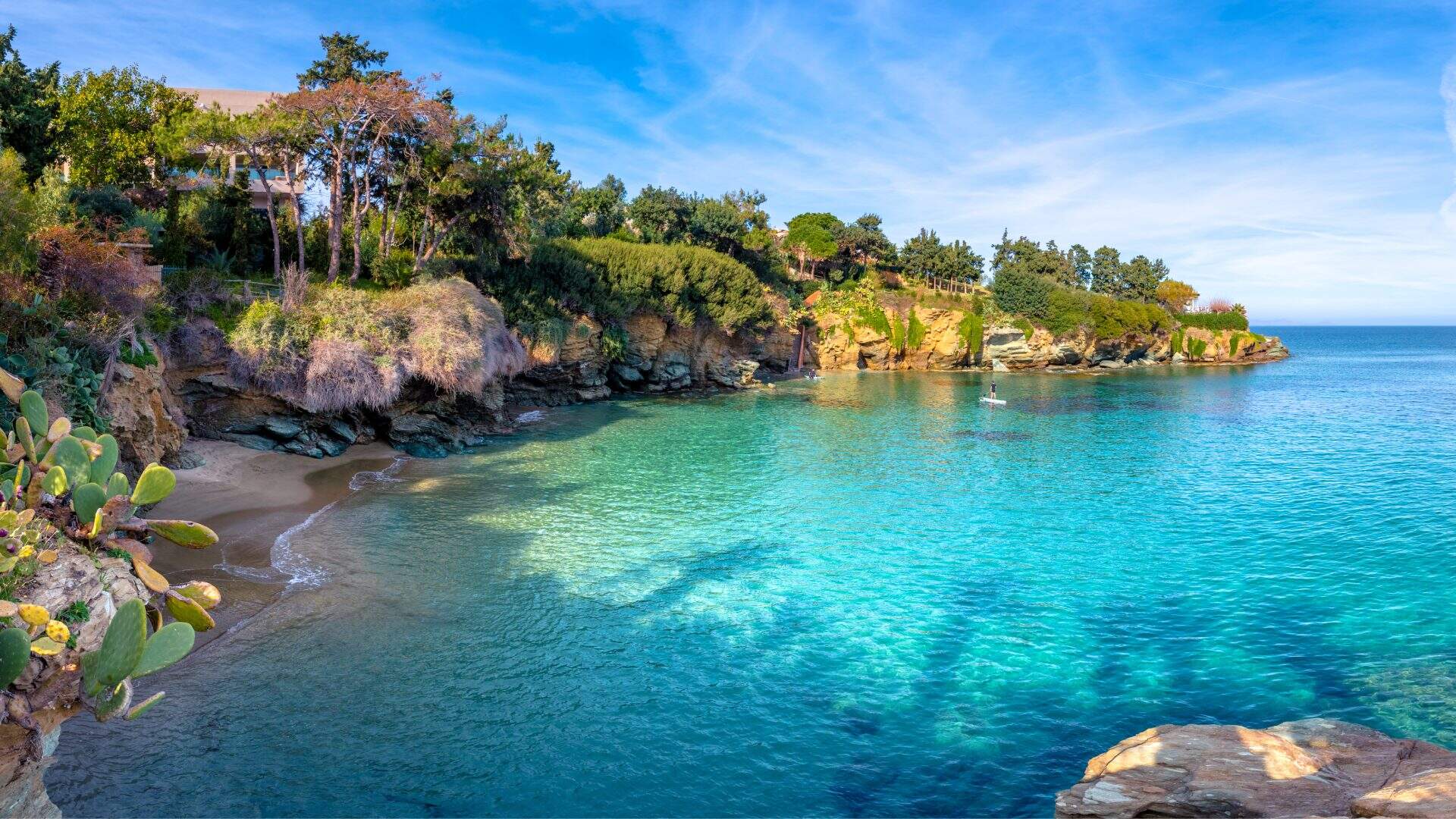 De kust van Heraklion, Griekenland