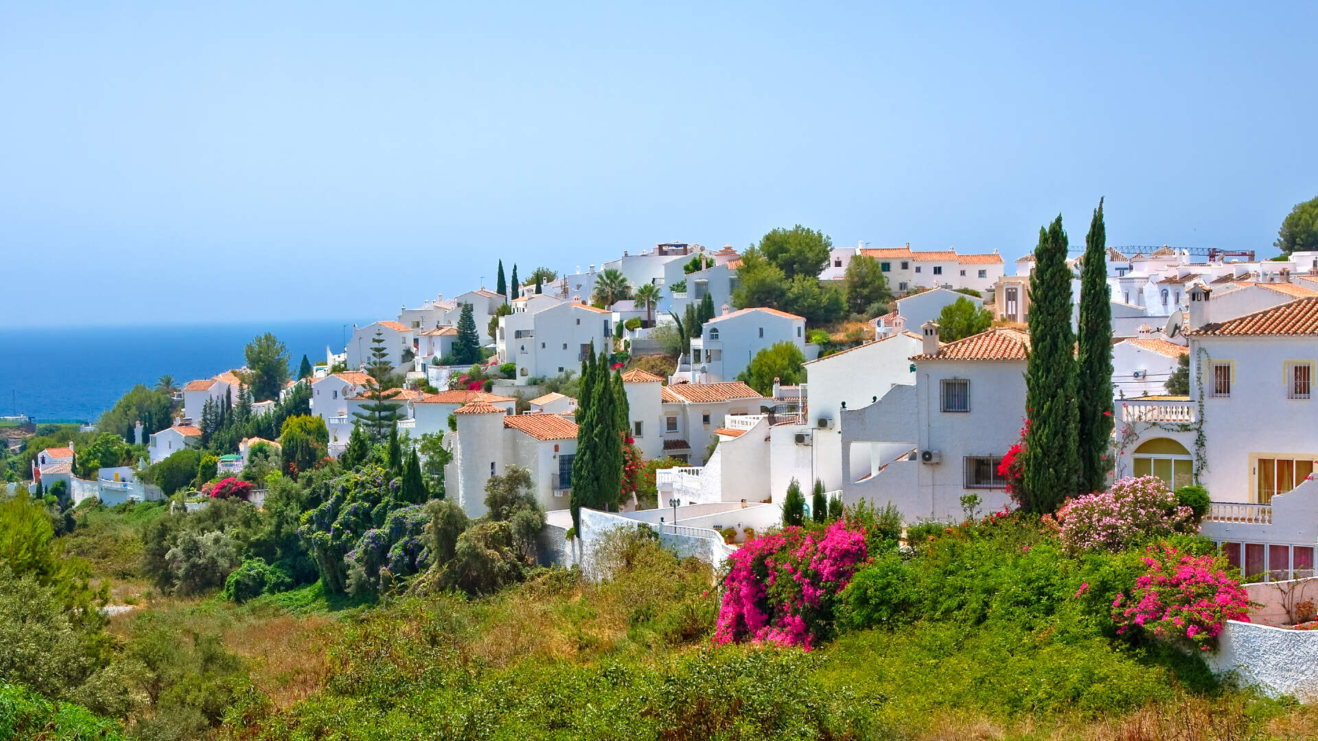 Zonnig Costa Del Sol aan de Spaanse kust