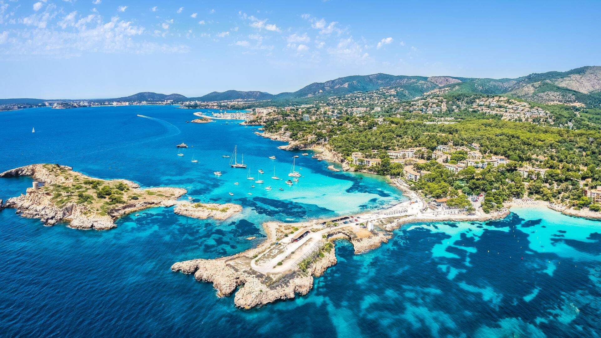 Mallorca vanuit de lucht