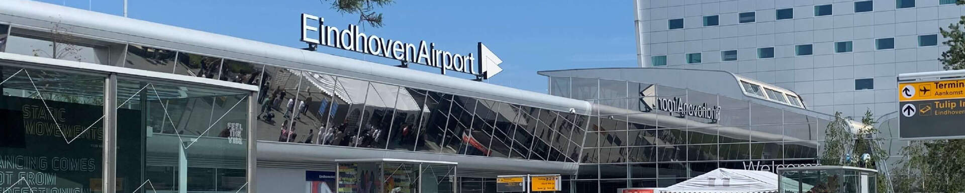 Header Eindhoven Airport arrivel outside