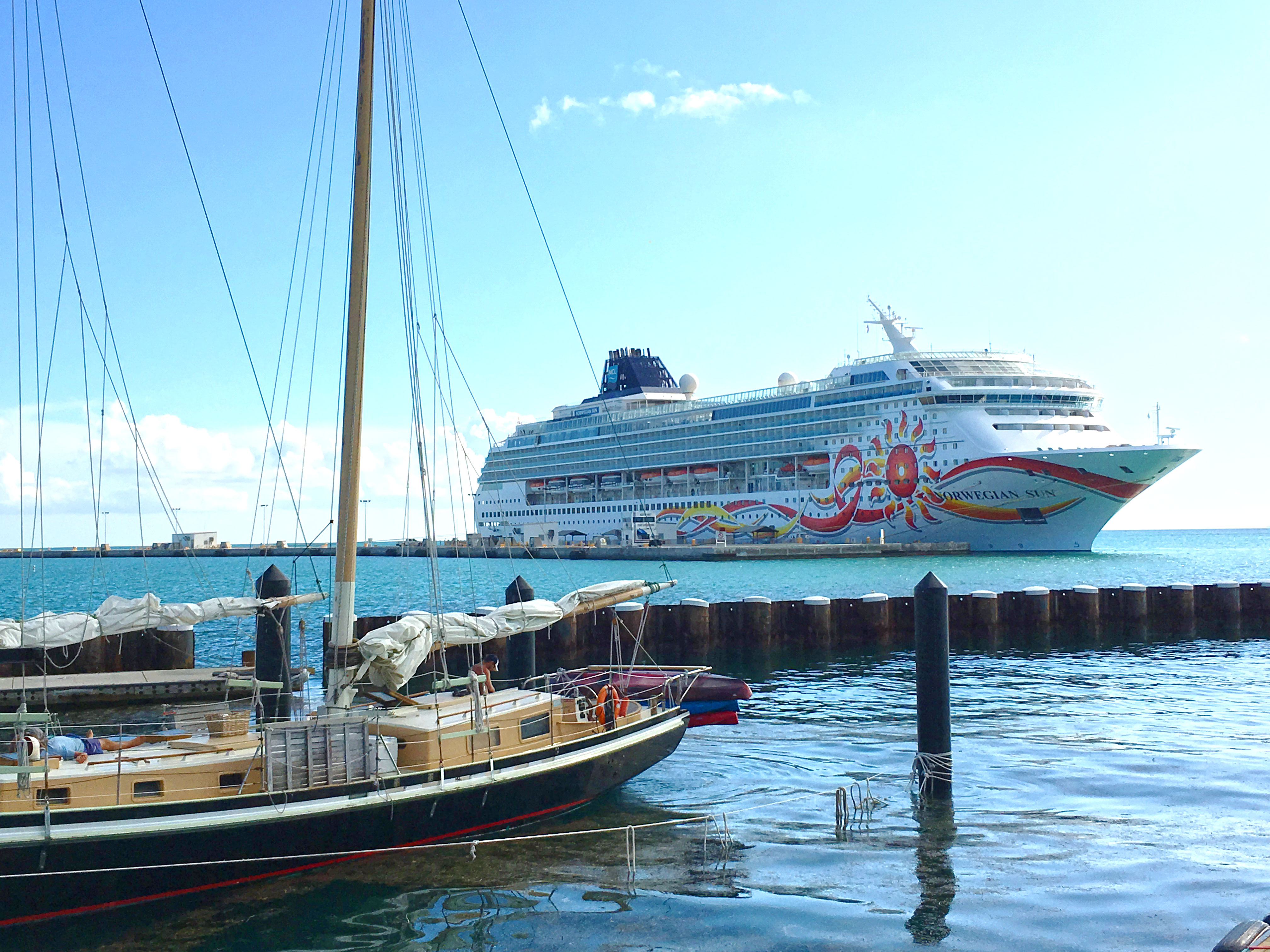 Herpositionering Cruise met Norwegian Sun 